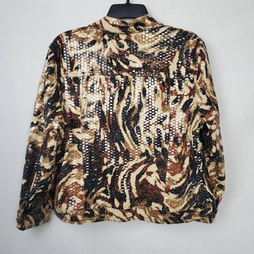 Ruby Rd. Small animal print Jacket - Picture 7 of 8